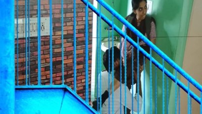 Villupuram polytechnic college girl enjoys the licking pleasure
