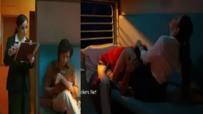 Train ticket checking scandal hot night time sex in real padam